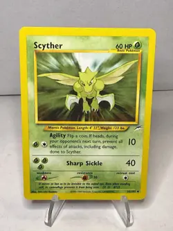 Pokemon TCG Scyther Neo Destiny 55/105 Regular Unlimited Uncommon NM - Image 1