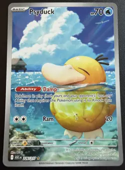 Psyduck 226/217 Illustration Rare IR Holo Full Art Ascended Heroes - English NM - Image 1