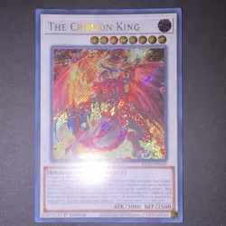 Yu-Gi-Oh! Blazing Dominion The Crimson King BLZD-EN036 Secret Rare 1st Ed - Image 2