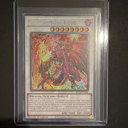 Yu-Gi-Oh! Blazing Dominion The Crimson King BLZD-EN036 Secret Rare 1st Ed - Image 5
