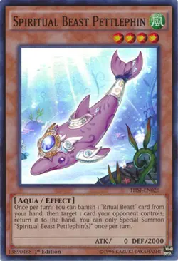 Yugioh! LP Spiritual Beast Pettlephin - THSF-EN026 - Super Rare - 1st Edition Li - Image 1