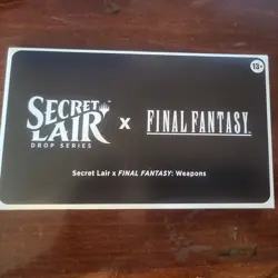 Final Fantasy Magic the Gathering Secret Lair English Weapons Non Foil - Image 1