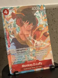One Piece Monkey D. Luffy OP12-015 SR Foil Alt Art Character - Image 2