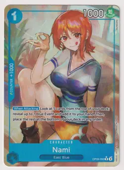 Nami OP09-050 V2 Alt Art NM One Piece TCG English - Image 1