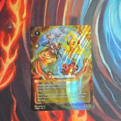 Disney Lorcana TCG It Means No Worries 208/204 Reign Of Jafar Enchanted Foil EN - Image 2