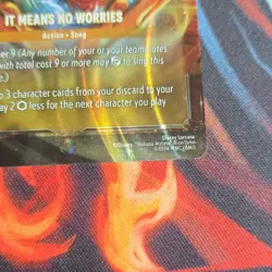 Disney Lorcana TCG It Means No Worries 208/204 Reign Of Jafar Enchanted Foil EN - Image 5