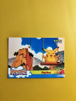 Pikachus Vacation - Playtime | Topps Movie Animation Edition | Non Holo Card LP - Image 1