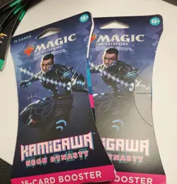 Lot Of 2, MTG - Kamigawa Neon Dynasty - 15 Card Booster packs. super hot set! - Image 1