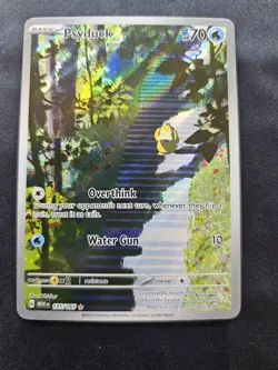 Psyduck 175/165 Pokemon TCG SV 151 Illustration Rare IR Near Mint Pokemon Card - Image 3