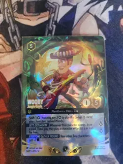 Woody - Jungle Guide Set Championship Disney Lorcana Foil Promo Card - Image 2