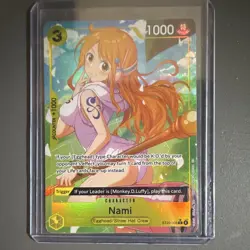 Bandai One Piece Card Game Nami ST29-008 Alt Art English - Image 1