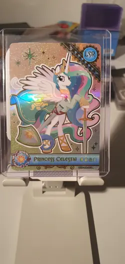 PRINCESS CELESTIA MY LITTLE PONY MOON EDITION 9 MLP CARD HY09-LSR-007L4 NM CH - Image 1