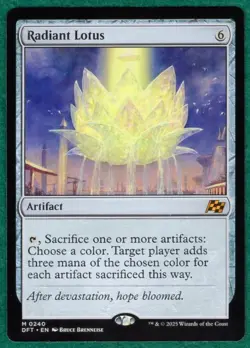 Radiant Lotus - Aetherdrift DFT #0240 - Magic: The Gathering MTG Card - Image 1