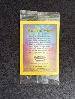 Ancient Mew SEALED Pokemon Unopened 2000 Movie Promo Holo Card X1 - RARE PROMO - Image 4
