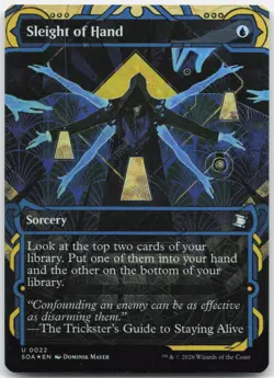 Sleight of Hand 22 Secrets of Strixhaven: Mystical Archive MTG Foil NM - Image 1