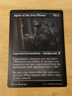 Agent of the Iron Throne - Battle for Baldur's Gate - Etched Foil - CLB 492 NM - Image 1