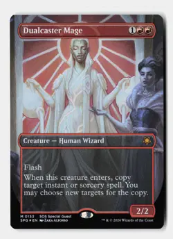 Dualcaster Mage (Borderless) 153 Special Guests Magic: The Gathering Foil NM - Image 1