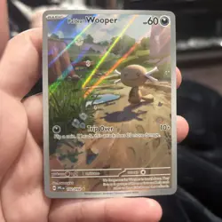 Paldean Wooper 102/094 Me02: Phantasmal Flames Holo Pokemon TCG NM - Image 1