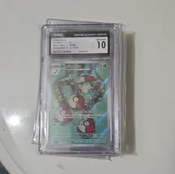 CGC 10 2025 Pokemon SV: Black Bolt #096/086 Amoonguss Illustration Rare Holo - Image 3