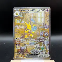 Pokemon TCG Alakazam ex Special Illustration Rare SV: Scarlet & Violet 151 201/1 - Image 1