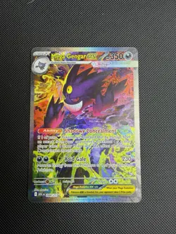 POKEMON MEGA GENGAR EX SIR 284/217 ME: ASCENDED HEROES HOLO MINT - Image 1