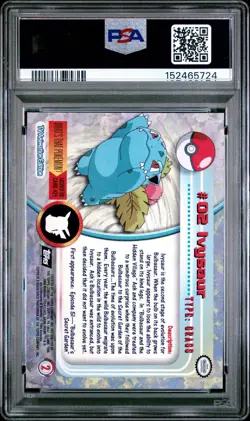 1999 TOPPS POKEMON TV #2 IVYSAUR PSA 9 - Image 4