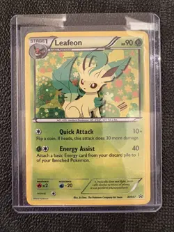Pokemon TCG Leafeon BW87 Black & White Promo Holo Stage 1 90 HP Quick Attack - Image 1