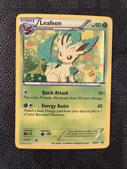 Pokemon TCG Leafeon BW87 Black & White Promo Holo Stage 1 90 HP Quick Attack - Image 2