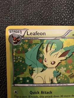 Pokemon TCG Leafeon BW87 Black & White Promo Holo Stage 1 90 HP Quick Attack - Image 3