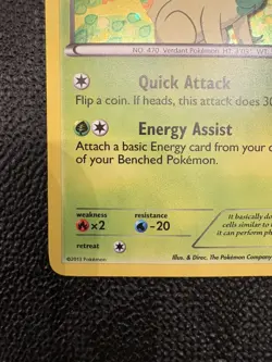 Pokemon TCG Leafeon BW87 Black & White Promo Holo Stage 1 90 HP Quick Attack - Image 5