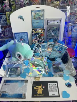 Pokemon Palafin Finizen Gift Box With Graded Slab Booster Pack And More - Image 1