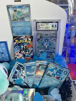 Pokemon Palafin Finizen Gift Box With Graded Slab Booster Pack And More - Image 3