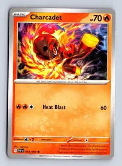 Charcadet 014/091 C Paldean Fates Pokemon NM/M - Image 1
