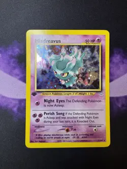 Misdreavus - 1st Edition - Holo - 11/64 Neo Revelation - Pokemon TCG - 2000 - Image 1