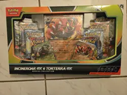 Pokemon TCG Incineroar ex & Torterra ex Special Collection Box | NEW Sealed - Image 1