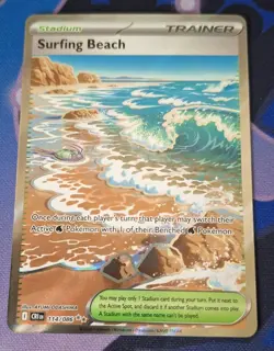 Pokemon TCG - Surfing Beach 114/086 - M/NM - Image 1