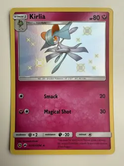 Pokemon TCG Kirlia Hidden Fates SV35/SV94 Holo Shiny Holo Rare - Image 1