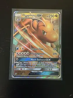 Dragonite GX 152/236 SM Unified Minds Ultra Rare Full Art Holo Pokemon NM - Image 1