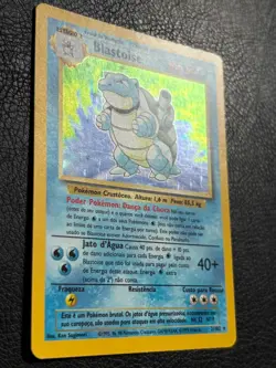 Blastoise Base Set 2/102 SPANISH Vintage Pokemon WOTC LP Holo Rare - Image 3