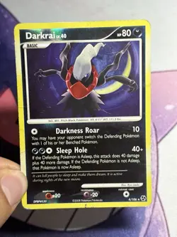 Darkrai 4/106 Pokemon Diamond Pearl Great Encounter Reverse Holo Rare Pokemon HP - Image 3