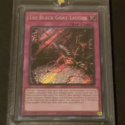 The Black Goat Laughs, Yu-Gi-Oh Trap Card, Card #PHNI-EN078 - Image 1