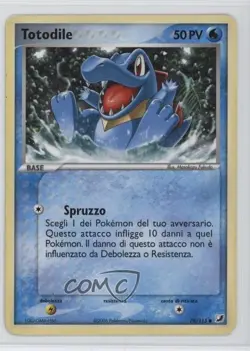 Totodile Italian Pokemon EX Unseen Forces #78 2005 - Image 1