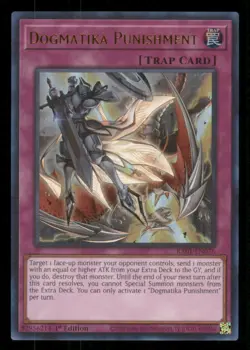 Yugioh Dogmatika Punishment (UR) #RA01-EN076 25th Anni Rarity Ultra Rare NM - Image 1