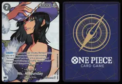 Ms. All Sunday (SP) OP14-084 Super Rare The Time of Battle One Piece English NM - Image 3