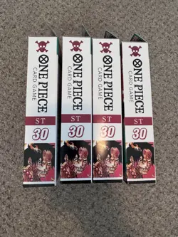 One Piece ST-30 Starter Deck EX Luffy & Ace ST30 LOT OF 4! SEALED / NEW ! - Image 5