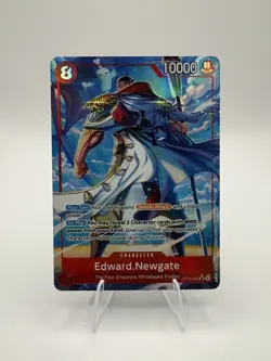 Edward Newgate (SR) ALT ART OP16-003 One Piece TCG The Time Of Battle NM - Image 1