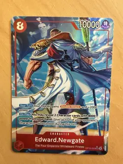 One Piece Edward Newgate OP16-003 SR Alt Art English Alternate Time Of Battle - Image 1
