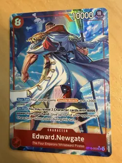 One Piece Edward Newgate OP16-003 SR Alt Art English Alternate Time Of Battle - Image 3
