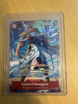 One Piece Edward Newgate OP16-003 SR Alt Art English Alternate Time Of Battle - Image 5