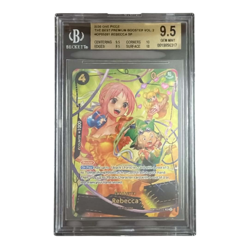 2025 ONE PIECE PRB VOL.2 REBECCA #091 SPECIAL ALT ART BGS 9.5 GEM MINT - Image 1